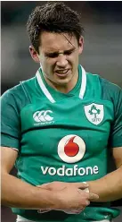  ??  ?? Recovering: Joey Carbery