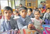  ?? HT FILE ?? Adverse pupilteach­er ratio in state schools is affecting the learning process.