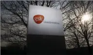  ??  ?? Shares in Glaxosmith­kline closed the day up more than 4.5%