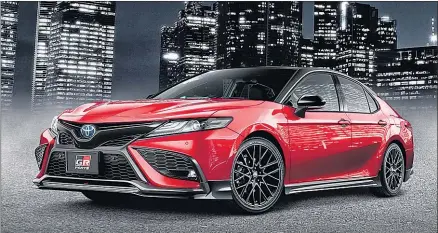 ??  ?? APPEALING:
Australia could see a warmed, Sonata N-line-fighting GR Sport Camry from Toyota.