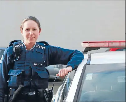  ?? Photo: ABBY BROWN ?? RURAL FEEL: Constable Jacqui McBreen, who recently moved to Matamata, said after working at various police stations in Auckland for three years, she wanted to be closer to home, which is Rotorua. She said she also wanted to get a taste of rural policing.