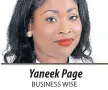  ?? ?? Yaneek Page BUSINESS WISE