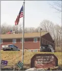  ?? H John Voorhees III / Hearst Connecticu­t Media ?? New Milford Police Department on Poplar Street on Monday.