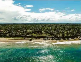  ?? Márcio Filho/MTur ?? Praia de Algodões, em Maraú, onde acontece o festival Xama, com três festas de música eletrônica brasileira