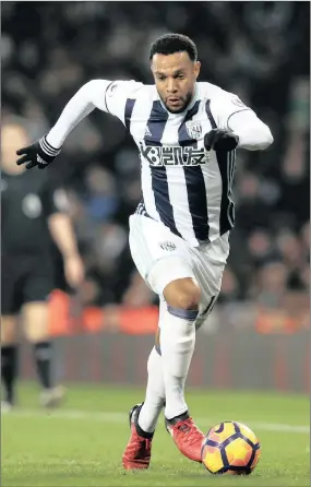  ??  ?? JOURNEYMAN: West Bromwich Albion’s Scotland internatio­nal Matt Phillips has had lengthy spells at Wycombe Wanderers, Blackpool and Queens Park Rangers before moving to the Hawthorns at the end of last season.
