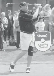  ??  ?? Canadian golfer Dave Barr is among the big names who will take part in the Shaw Charity Classic next month.