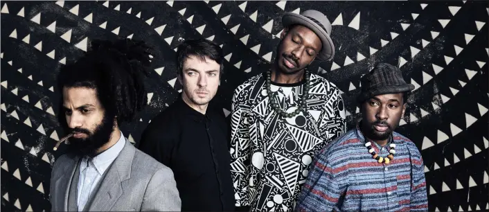  ?? Pierrick Guido photo. ?? Shabaka Hutchings and his band Sons of Kemet have made it their mission to infuse improvisat­ional jazz with everything from Jamaican reggae and Brazilian samba to Detroit club music.