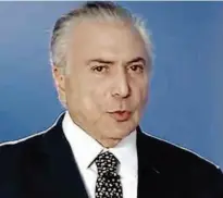  ?? Reprodução ?? Cena do vídeo divulgado ontem nas redes sociais pelo presidente Temer em que critica os protestos