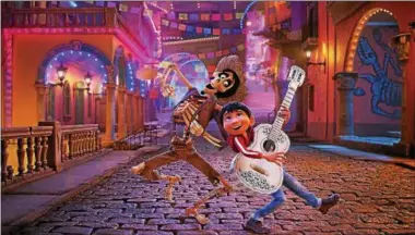  ?? PHOTO FROM WWW.PIXAR.COM ?? The Oneida Public Library will hold a free showing of “Coco” on Friday, Feb. 23, 2018, at 11:30a.m.