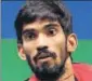  ?? AFP ?? Kidambi Srikanth lost to Viktor Axelsen.