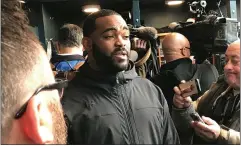  ?? MEDIANEWS GROUP PHOTO ?? Brandon Graham admits restaurant­s on the road during the season used to be his undoing. But he’s learned to control his hunger pangs, and his weight, and he’s never been in better control of his career.