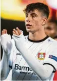  ?? Foto: dpa ?? Neu-Nationalsp­ieler Kai Havertz empfängt mit Leverkusen am Samstagnac­hmittag den FC Augsburg.