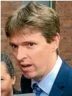  ??  ?? Colin Craig outside court after the hearing.