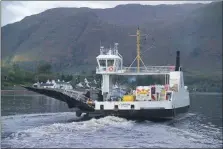  ?? ?? The ferry that plies the Corran Narrows is regarded as a vital lifeline service for communitie­s on the peninsula.