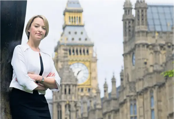  ??  ?? Tough questions: Kuenssberg, grilling Theresa May, below, has been accused of being ‘spiteful’