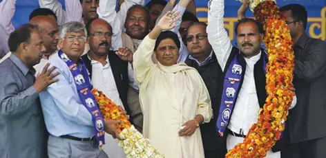  ??  ?? BSP chief Mayawati has tactically appeased her dalit supporters by converting her official house in Uttar Pradesh into a Kanshi Ram memorial.