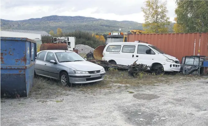  ?? BÅE FOTO: HALVOR ULVENES ?? KLAGE: Dette er eit av områda på Gvarv som er omfatta av klagen til kommunen.