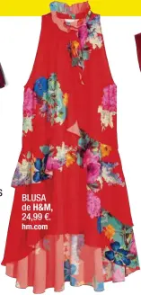  ??  ?? BLUSA de H&M, 24,99 €. hm.com