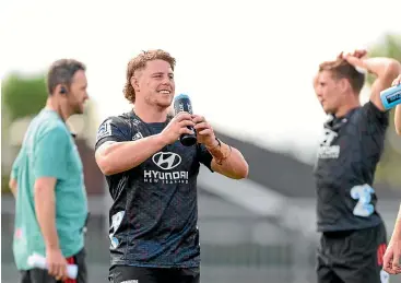  ?? GETTY IMAGES ?? Hugh Roach at Crusaders training in Christchur­ch on Monday.