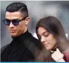  ?? ?? Cristiano Ronaldo and Georgina Rodriguez