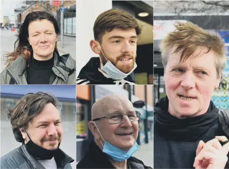  ??  ?? People in Sunderland city centre have been giving their opinions on Covid restrictio­ns relaxing.