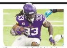  ?? STEPHEN MATUREN/GETTY IMAGES ?? Minnesota running back Dalvin Cook.