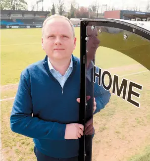  ??  ?? Maidenhead United CEO Jon Adams says the club is planning on the basis that no fans will be able to attend matches at York Road this season due to Government restrictio­ns. Fans may be able to watch games on livestream­s.