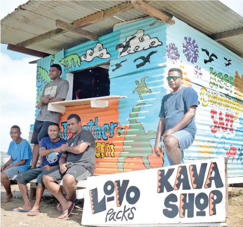  ?? Photo: Ronald Kumar ?? Youths from the Cunningham Boys group at their roadside food stall on July 17, 2020.