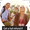  ??  ?? Get a full refund if an event is cancelled