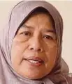  ??  ?? Zuraida Kamaruddin