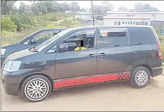  ?? ?? One of the Noah seven seaters which are used to transport schoolgoin­g children to their various schools in this file pic.