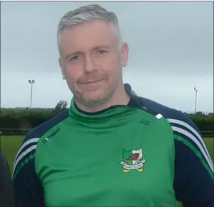  ??  ?? Kanturk manager Donagh Duane