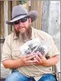  ?? Submitted photo ?? Monty Muehlebach, owner of Cowboy Catering Company and pastor of Sims Corner Church, will sell beef jerky at the Downtown Simsberry USA Farmers Market at 10289 E. State Highway 90, Pineville, Mo. The market’s opening day is Saturday, April 15.