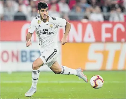  ?? FOTO: PERE PUNTÍ ?? Marco Asensio Con la salida de Cristiano Ronaldo ha ganado una plaza de titular para dejar más espacio en el banquillo