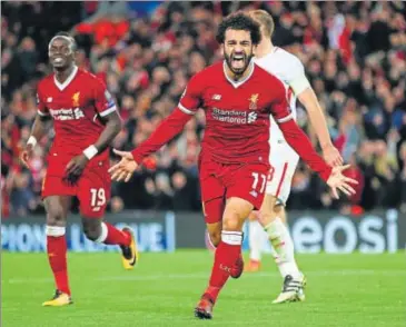  ?? GETTY IMAGES ?? Mohamed Salah has been a brilliant buy for Liverpool this season, scoring 41 goals in 46 games so far.