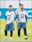  ?? FOTO: GETTY ?? Agüero y Messi, muy amigos