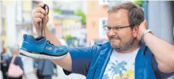  ?? FOTO: EHE ?? Unser Kollege Grischa Beißner will beim Drei-Länder-Marathon mitlaufen, hat aber noch ein paar Zweifel.