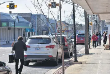  ?? ASHLEY THOMPSON ?? Kentville’s town council has rejected a Webster Street traffic calming and beautifica­tion project that included a pitch for the addition of a two-way protected bike lane that would connect the east and west ends of Kentville’s trail system.