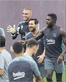  ?? FOTO: PERE PUNTÍ ?? La sonrisa de Cillessen. El holandés recibió ayer el alta médica