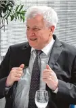  ?? Foto: dpa ?? CSU Chef Horst Seehofer hat den Tarif abschluss mitverhand­elt.