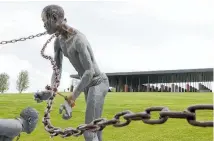  ?? Photo / AP ?? The the National Memorial for Peace and Justice in Montgomery honours the thousands of people killed in racist lynchings.