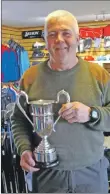  ??  ?? Willie McNally, winner of the Daniel Ferguson Trophy at Shiskine.