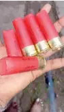  ?? PHOTOS: Peter Moses ?? Ammunition recovered from the scene of armed robbery