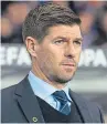  ??  ?? Steven Gerrard: Made two changes to the team beaten by Livingston.