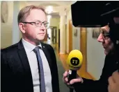  ?? Foto: Jessica GOW/TT ?? Finansutsk­ottets ordförande Fredrik Olovsson (S).