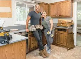  ?? HGTV ?? Mike Jackson and Egypt Sherrod host “Married to Real Estate,” now in its second season.