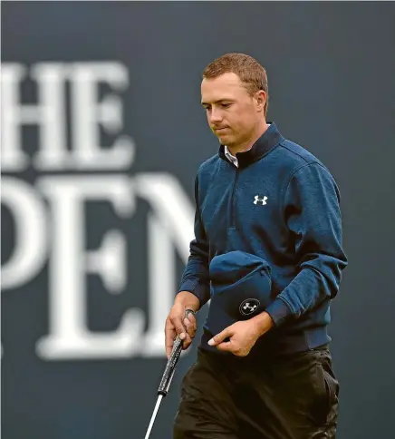  ??  ?? American Jordan Spieth is one of a number of top golfers skipping the Rio Olympics.