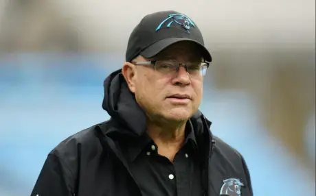  ?? AP file photo ?? Panthers owner David Tepper watches during warm ups before a game between the Panthers and the Broncos on Nov. 27 in Charlotte, N.C. A sheriff in South Carolina has announced his deputies started a criminal investigat­ion into whether Tepper or his company misused public money meant for a failed practice facility.