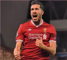  ??  ?? Emre Can, 24 anni, tedesco di origini turche, dal 2014 er al Liverpool