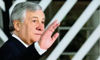  ??  ?? Il profilo Antonio Tajani, 64 anni, tra i fondatori di Forza Italia, è presidente del Parlamento europeo dal gennaio 2017